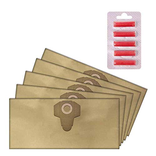 Scented Dust Bags for Parkside PNTS 10 Liter 30250133 Vacuum Cleaner - Fresh Fragrance Replacement Parts for Home & Office Cleaning