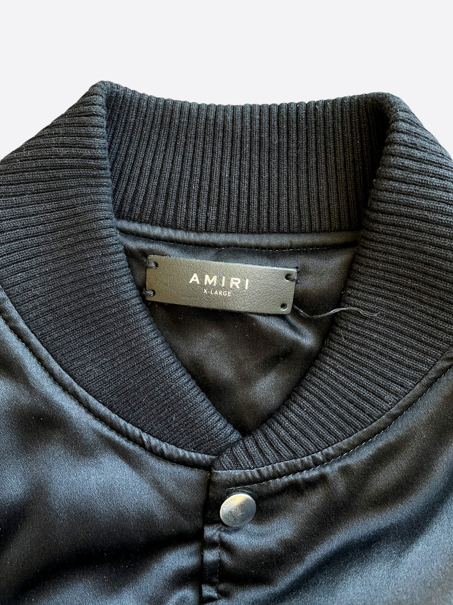 Amiri Black Forever Silk Jacket for Men - Luxury Designer Silk Blazer for Formal & Evening Wear - Perfect for Weddings, Parties & Special Occasions