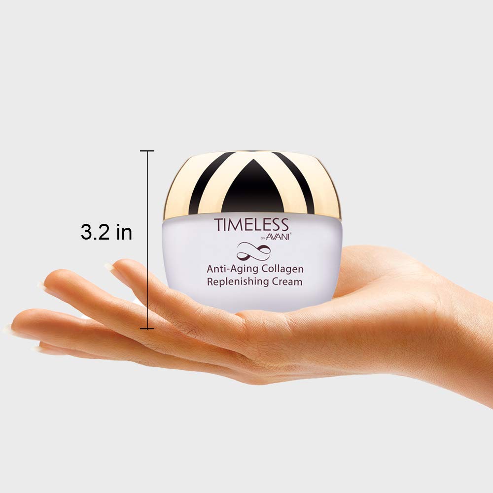 Avani Anti-Aging Collagen Replenishing Cream - Hydrating, Firming & Tightening Face Moisturizer for Wrinkles & Skin Elasticity - Perfect for Night Routine & Daily Skincare Regimen