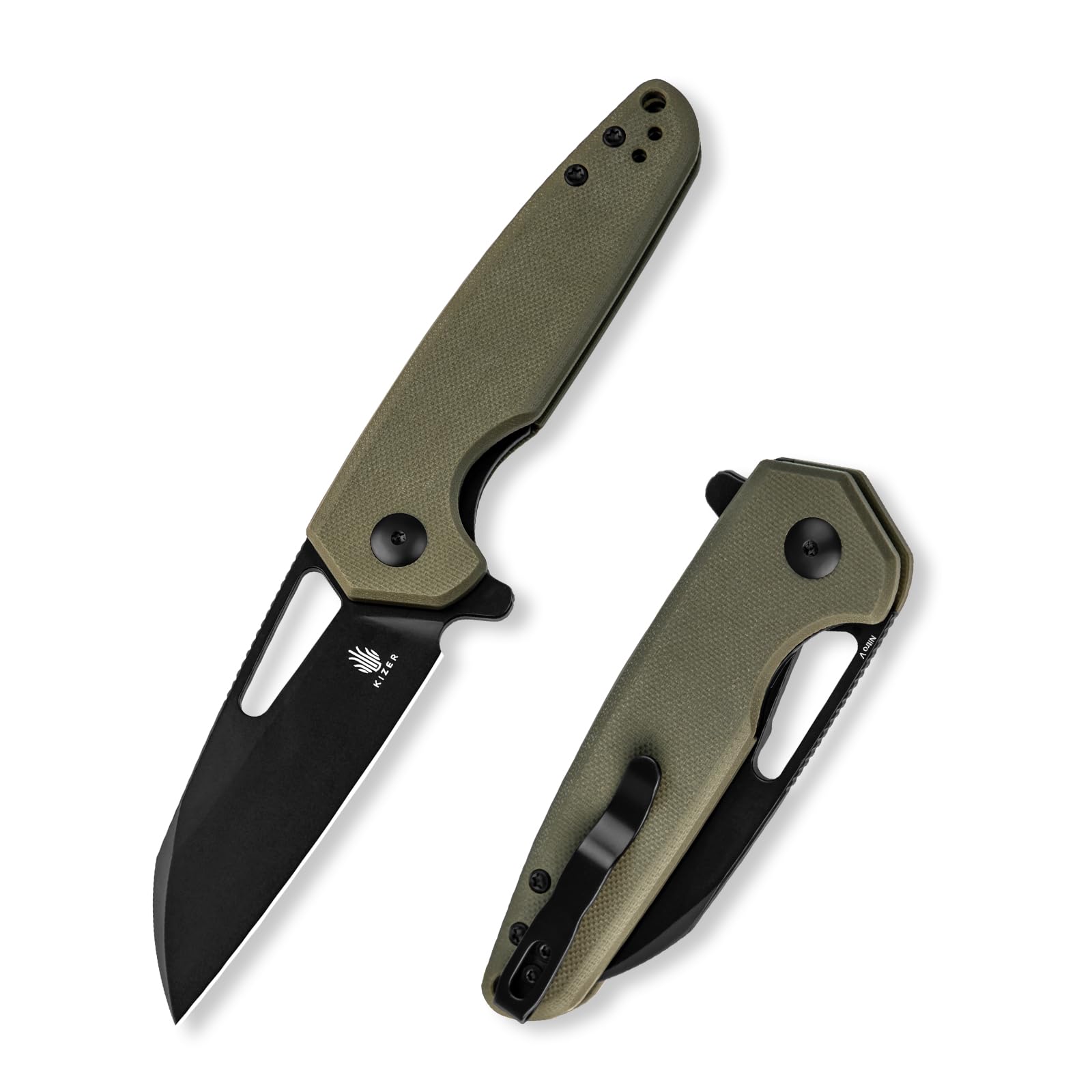 Kizer V3557M2 Folding Pocket Knife - 3.17