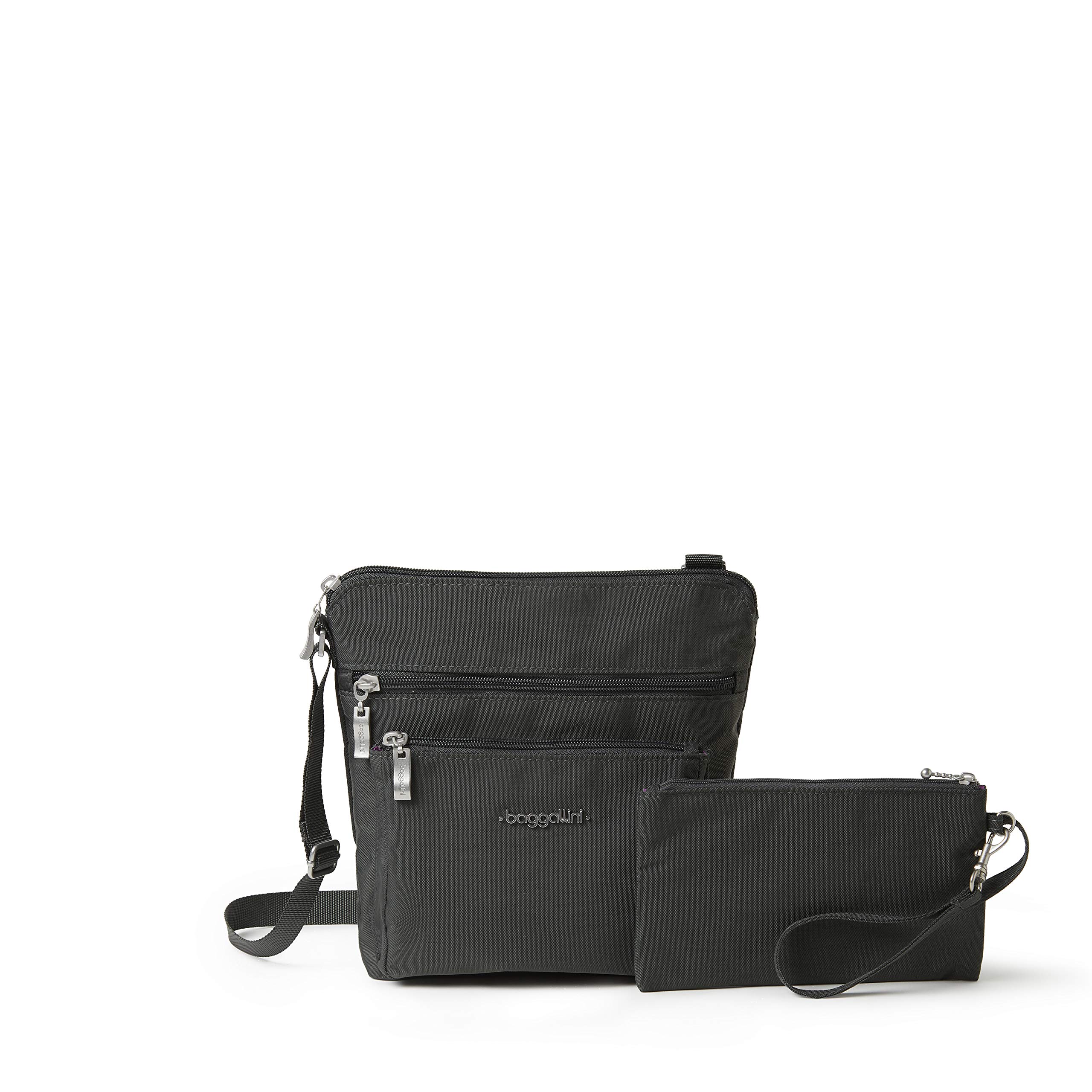 Baggallini Women's RFID Blocking Crossbody Bag with Multiple Pockets - Perfect for Travel, Shopping & Everyday Use
