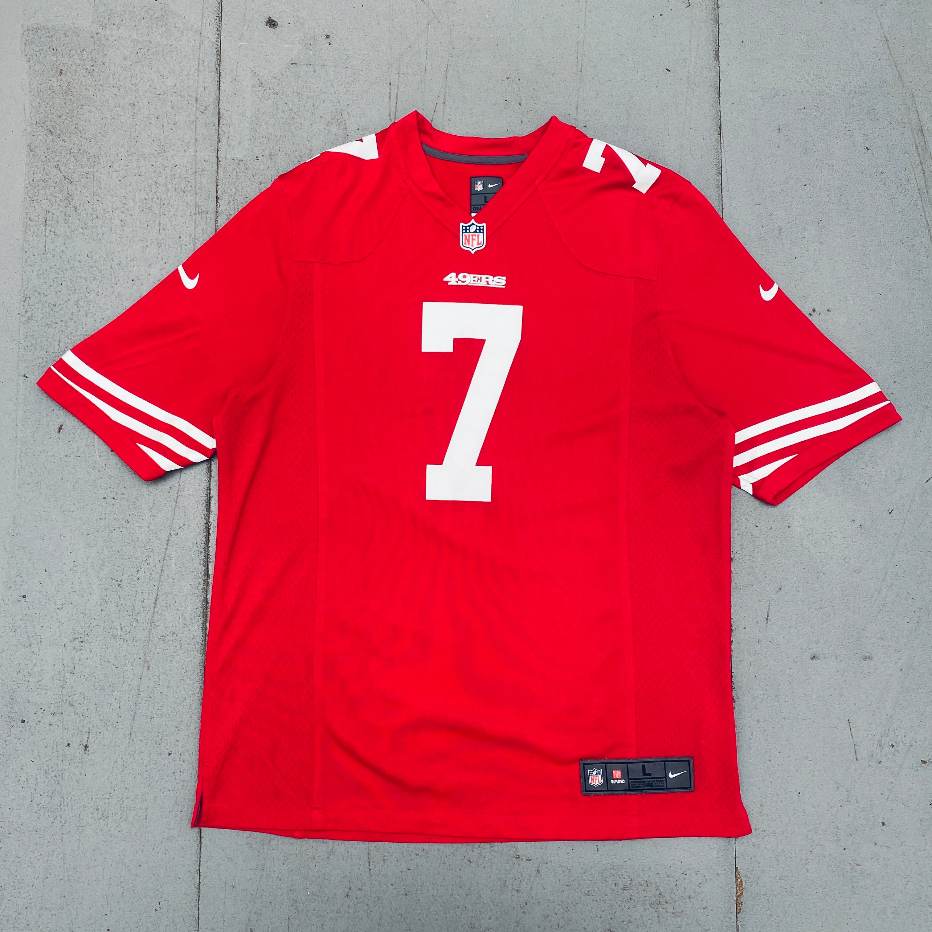 Colin Kaepernick San Francisco 49ers 2012-2013 NFL Jersey (Large) - Authentic Football Apparel for Fans & Game Day Outfits