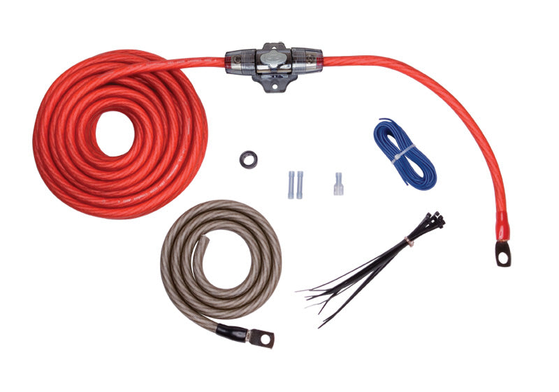 Rockford Fosgate RFK4 4-Gauge Complete Amplifier Installation Kit - High-Performance Car Audio Wiring for Amplifiers & Subwoofers - Perfect for Car, Truck & SUV Audio Upgrades