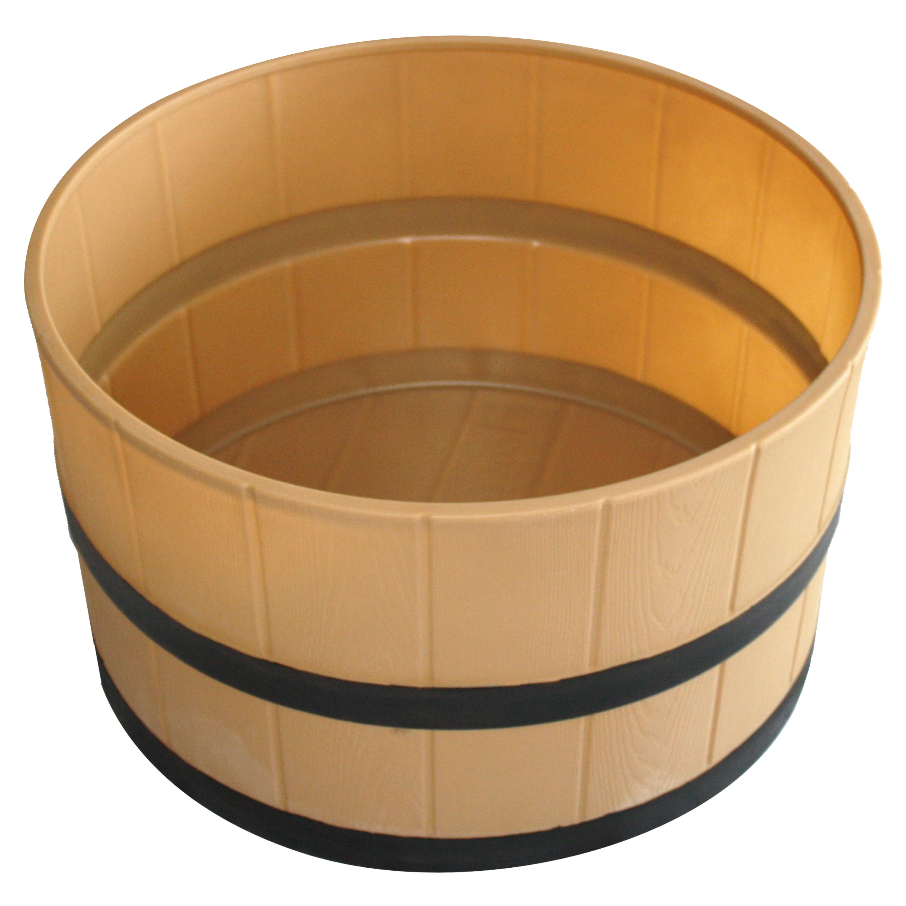 Whiskey Barrel Tank Top Cover - 31 Inch Flat Top Septic Lid Enclosure for Outdoor Decoration & Septic System Protection
