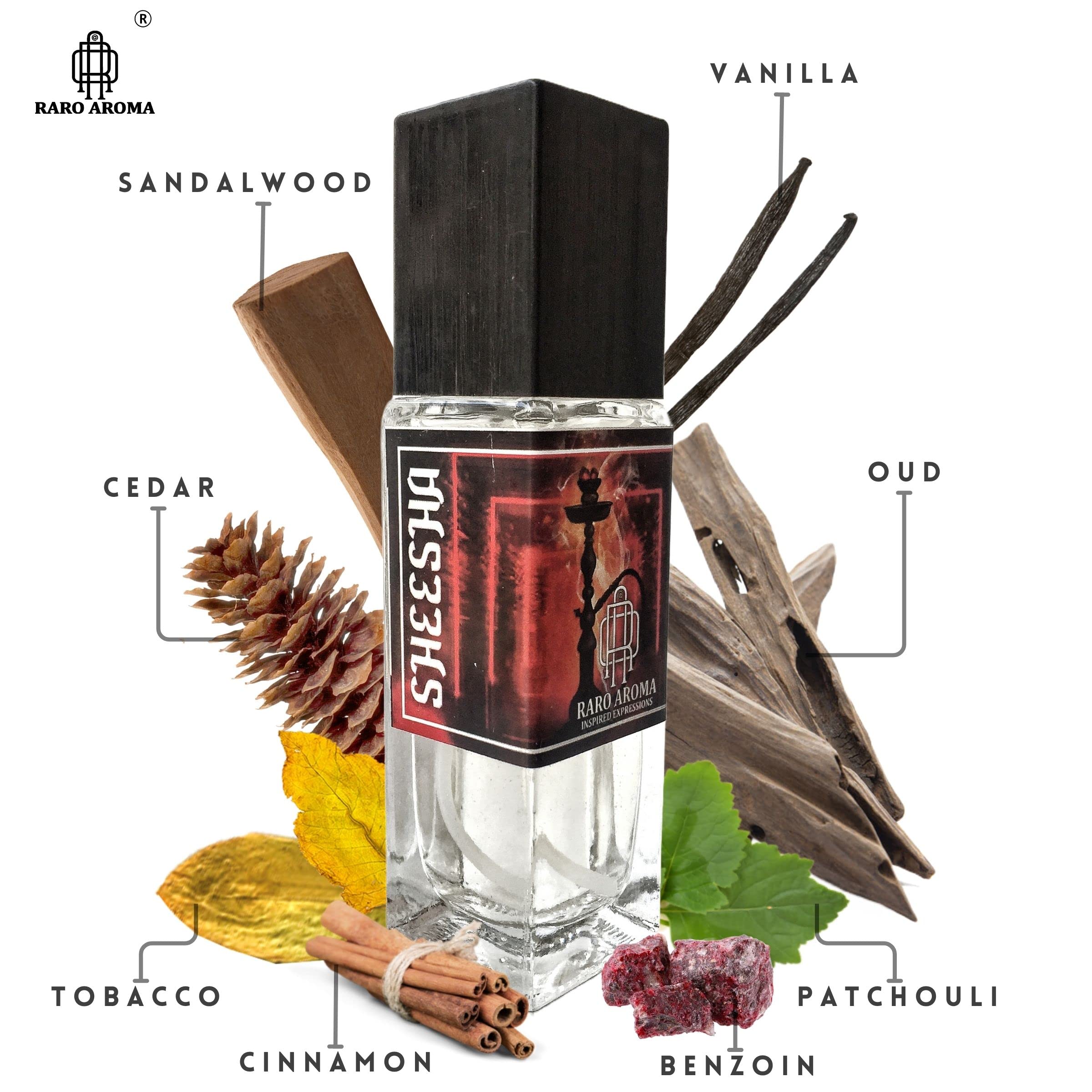 Luxury Unisex Perfume Gift Set - 3 x 30ml Eau De Parfum by Raro Aroma | Premium Long Lasting Fragrance Combo (Sheesha, Bebak, Sumbal) | Perfect for Gifting, Travel & Everyday Elegance
