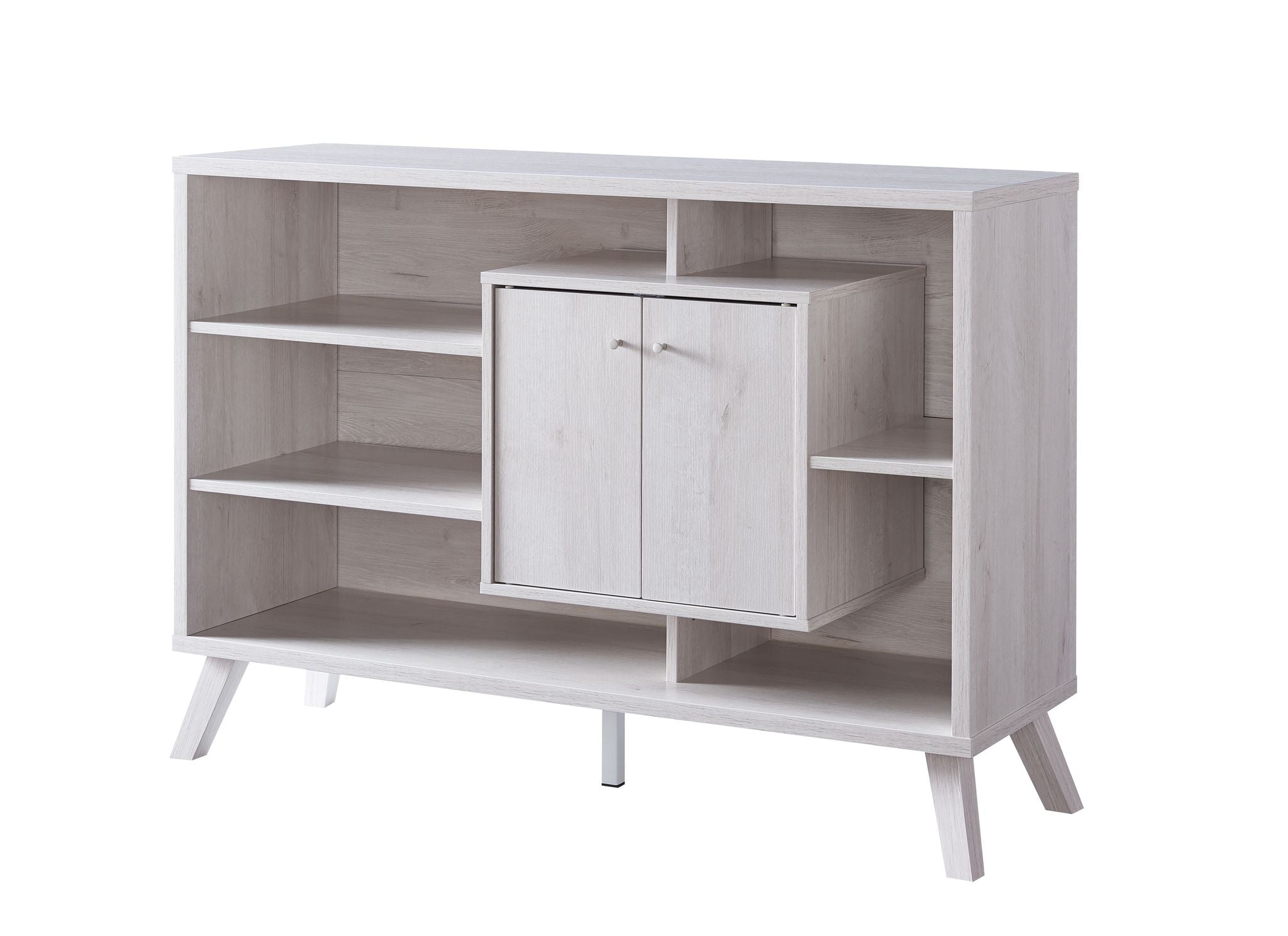 Premium White Oak Buffet Server - Elegant Dining Room Sideboard for Entertaining & Storage | Perfect for Buffets, Dining Rooms & Home Decor