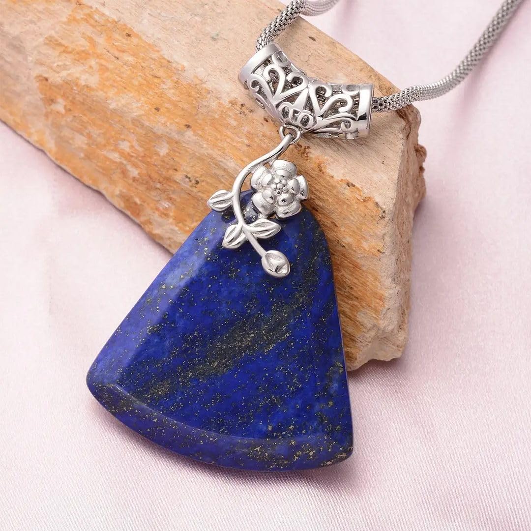 Blue Lapis Lazuli Necklace for Women - 20