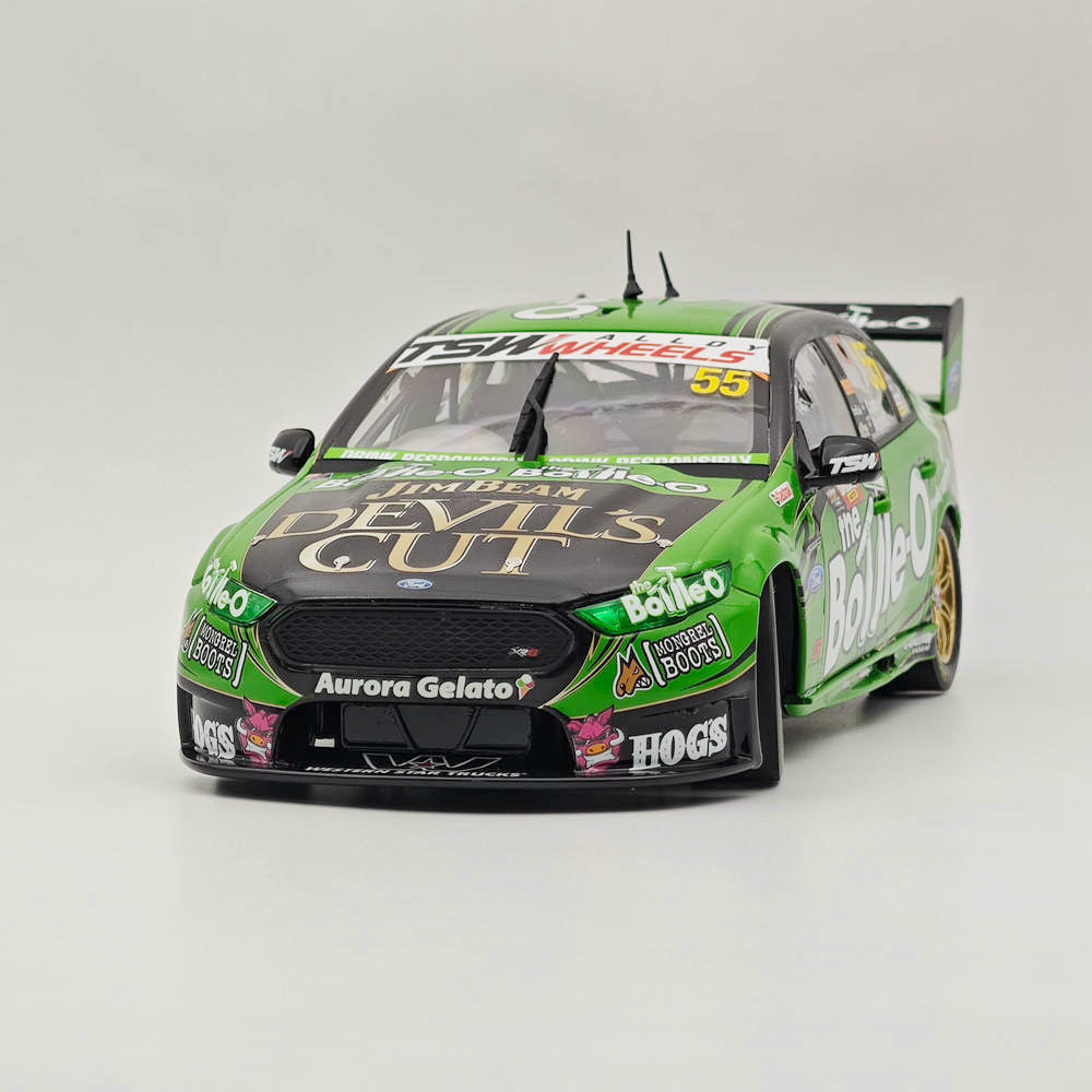 1/18 Apex FORD FG X FALCON #55 REYNOLDS/CANTO POLE POSITION 2015 AD81415 Diecast Model Car - Collectible Racing Vehicle Toy for Adults & Kids - Perfect for Display, Gifts, and Racing Enthusiasts