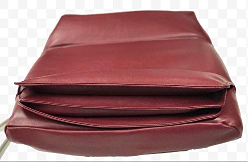 **ZKZ Pedicure Chair Massage Seat Cover with Bottom-Air Cushion – Salon & Spa Comfort (Burgundy) – Perfect for Nail Salons, Spas & Home Relaxation**