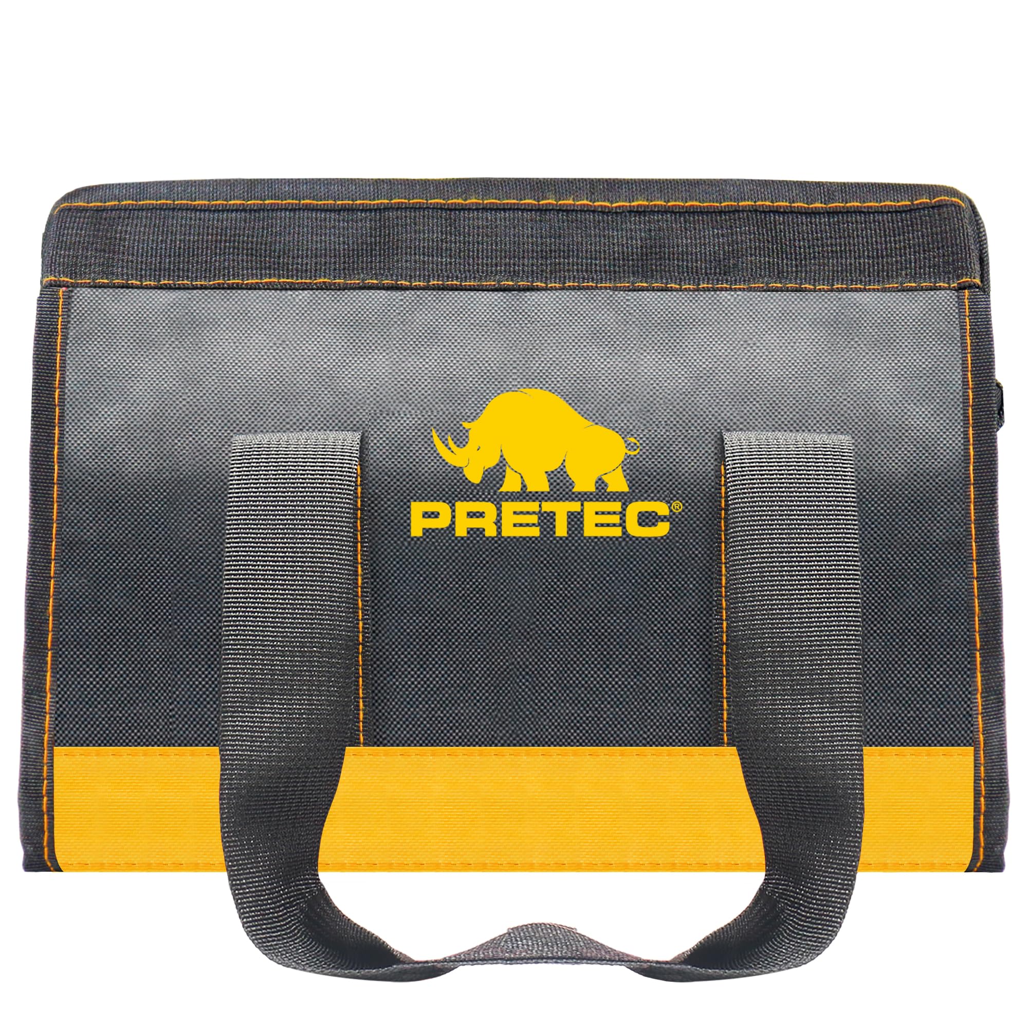 12 Inch Small Tool Bag with Wide Mouth - Waterproof Tool Organizer Tote for Electricians, Repairmen & DIY - Perfect for Home, Garden, Workshop & Job Site Storage