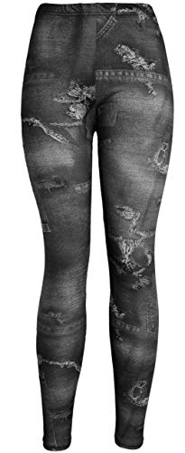 Ripped Black Denim