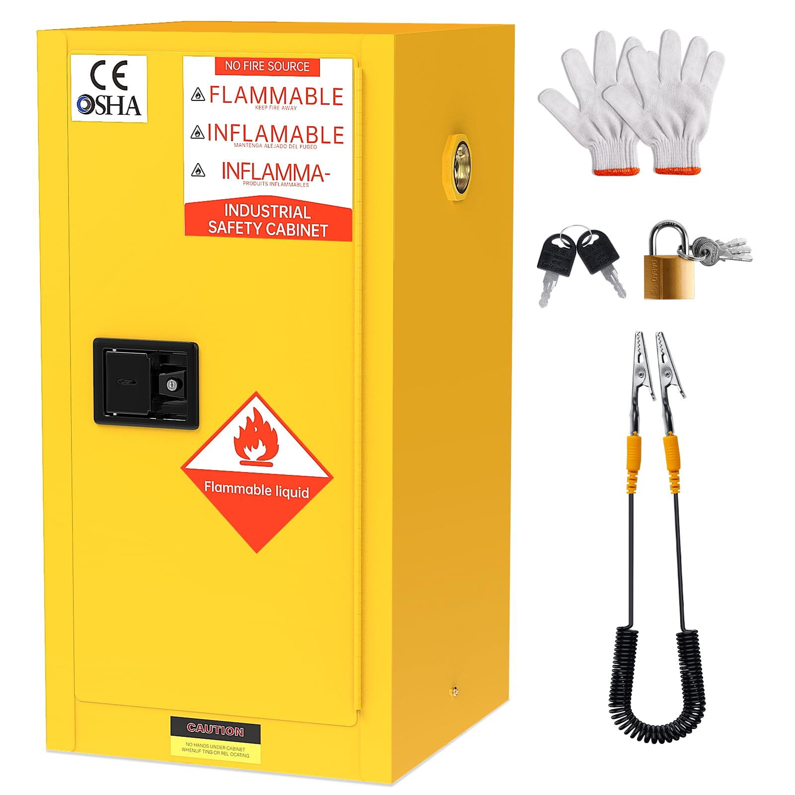 25 Gallon Flammable Storage Cabinet - 18