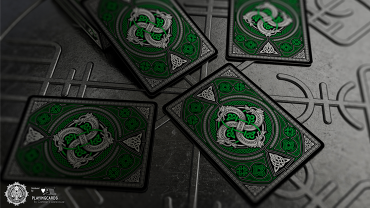 Valhalla Viking Playing Cards - Premium Gilded Emerald Deck for Poker, Magic Tricks & Collectors | Perfect for Game Nights, Gifts & Cardistry