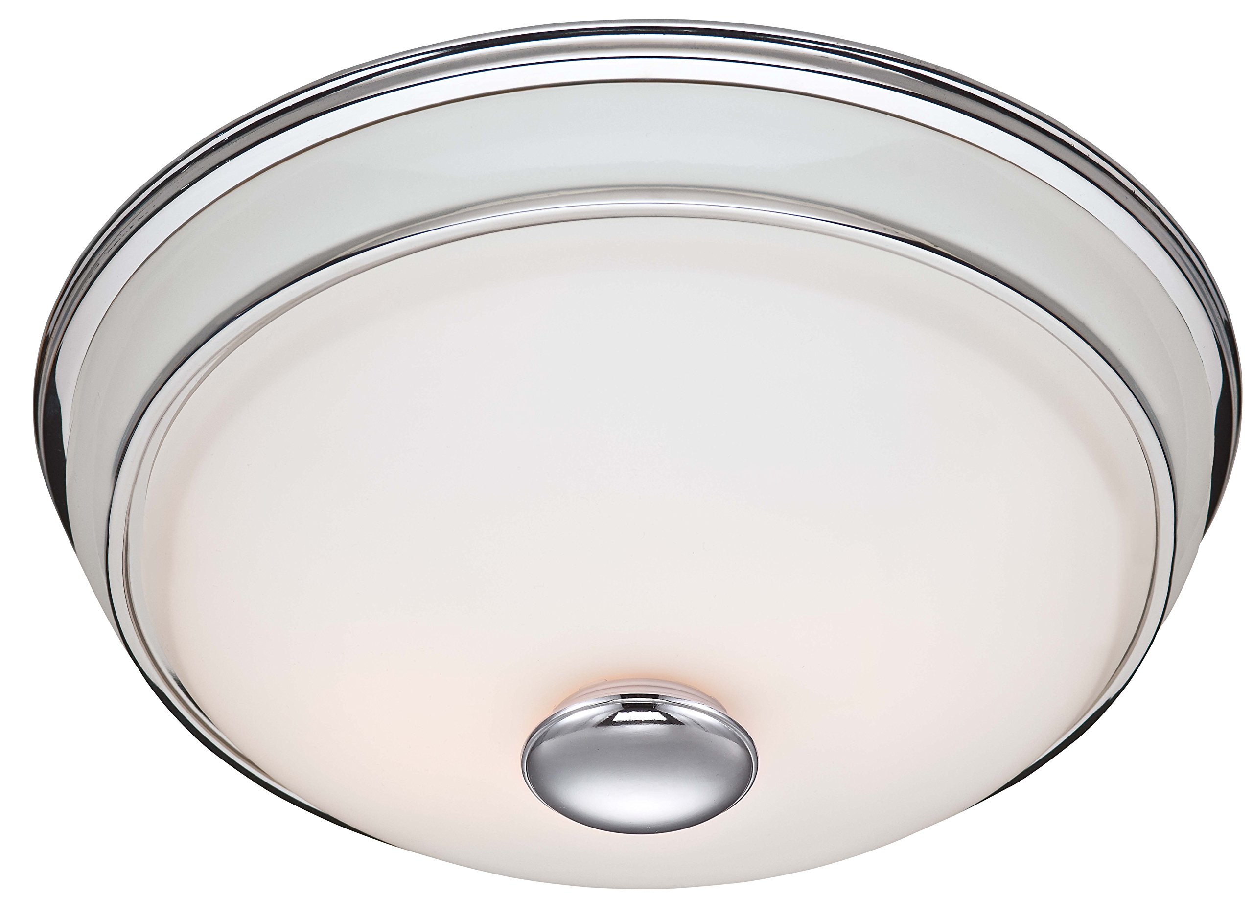 Hunter 81021 Victorian Style Bathroom Exhaust Fan with Light - Silver | Quiet Ventilation Fan for Bathroom, Kitchen & Laundry Room | Energy Efficient & Easy Installation