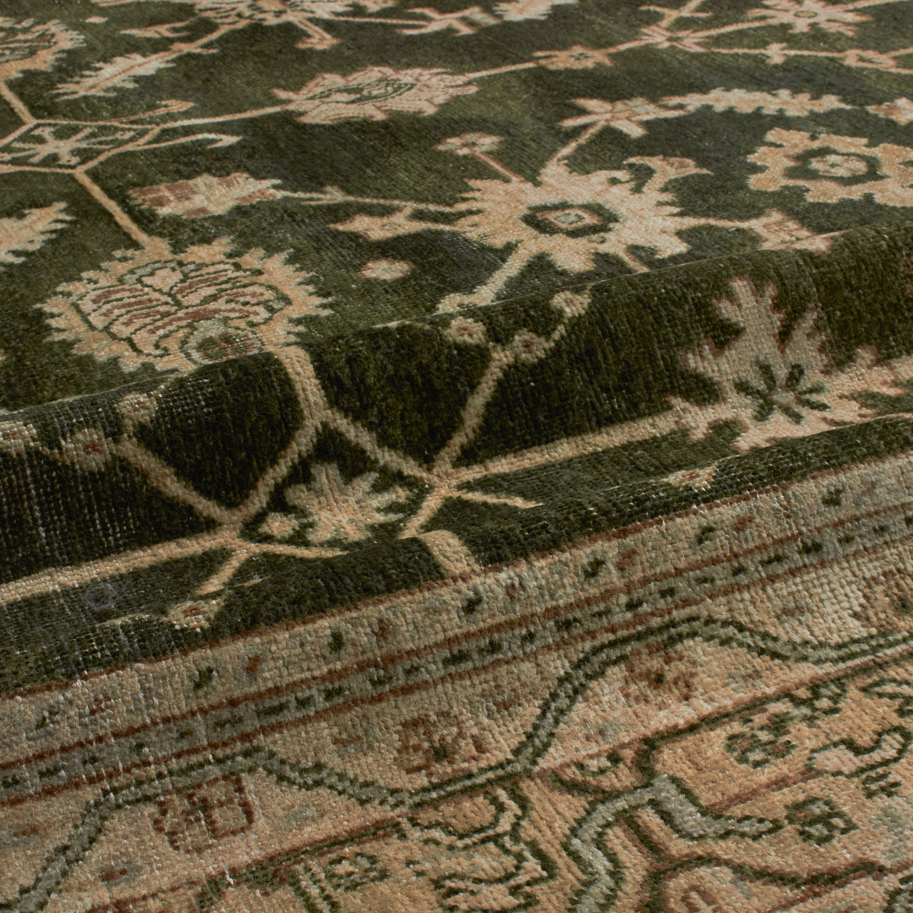 Gloriana Ivory & Green Floral Lace Table Runner - Elegant Dining Decor for Weddings, Parties & Home Decor