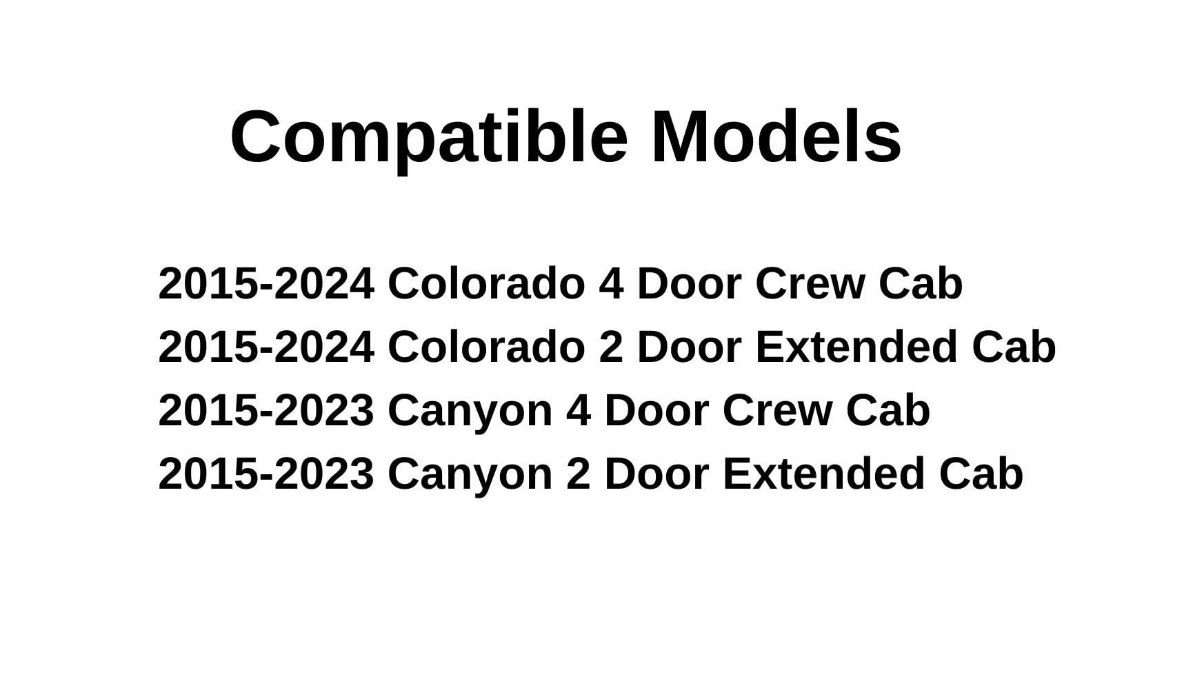 Heated Rear Window Glass Replacement for 2015-2024 Chevrolet Colorado & 2015-2023 GMC Canyon - Defrosting Solution for Winter Driving & Cold Weather Comfort