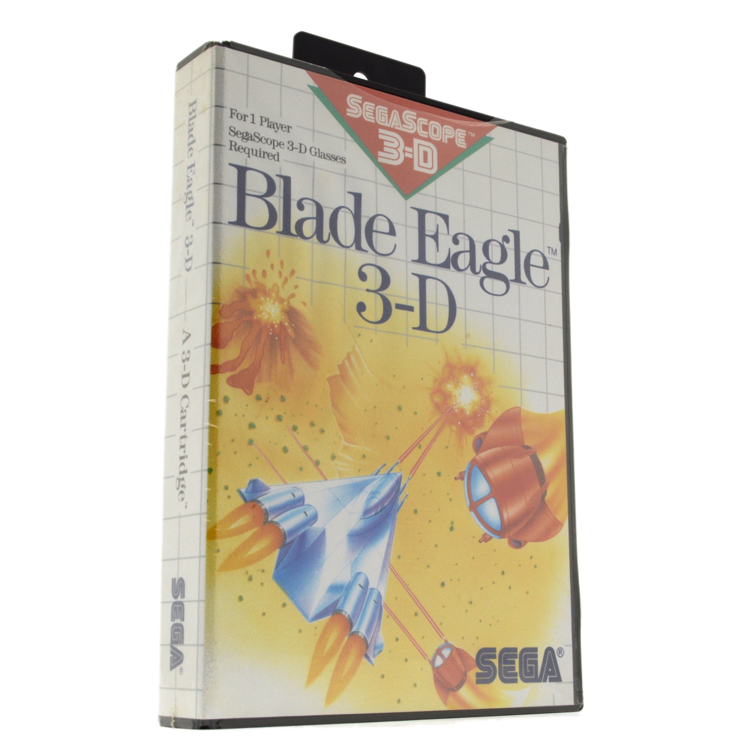 Vintage SEGA MASTER SYSTEM BLADE EAGLE 3D SMS Video Game - Factory Sealed 1988 Edition | Retro Gaming Collectible for Classic Console Enthusiasts | Perfect for Display & Nostalgic Game Nights
