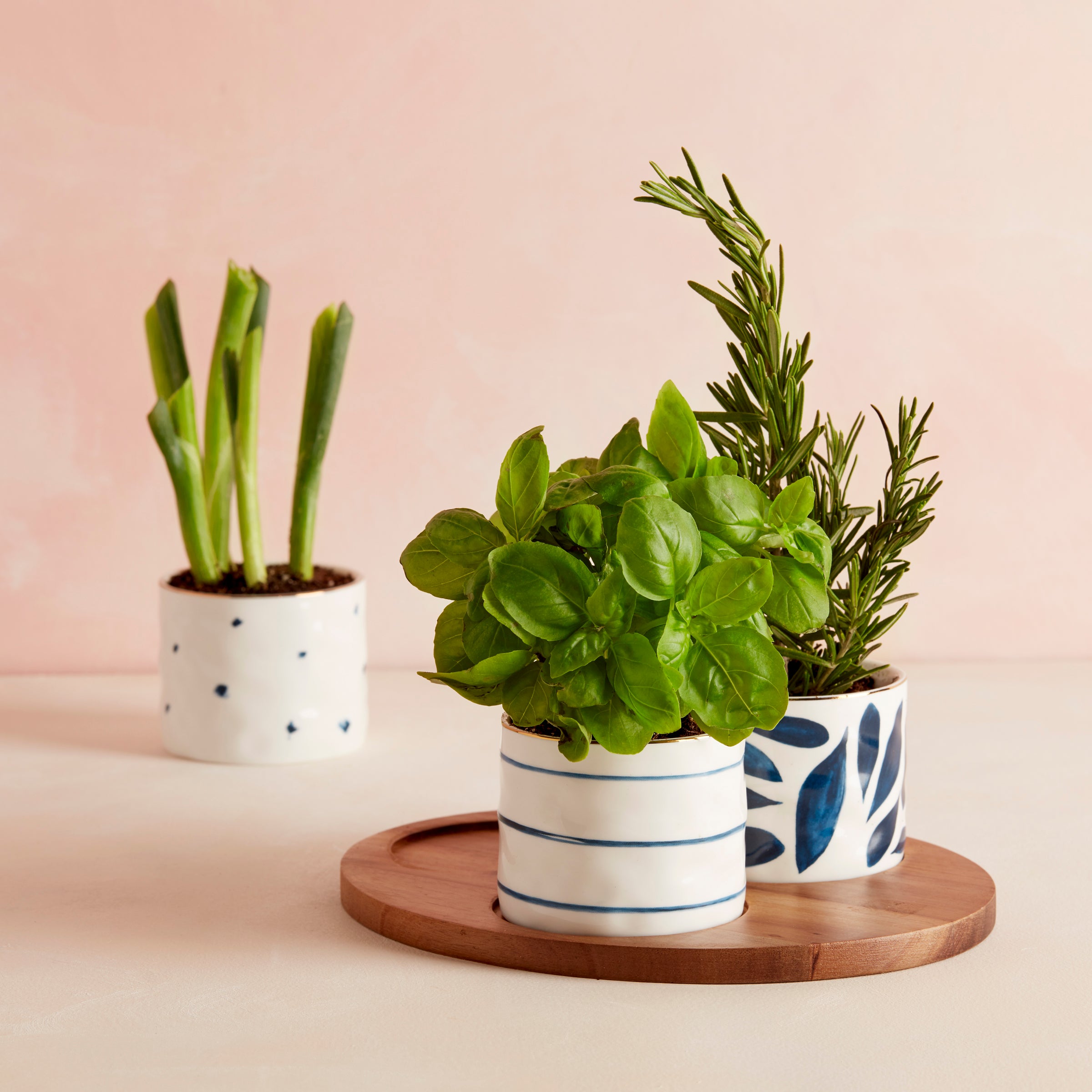 Blue Bay Snack Bowls Set of 3 with Wood Tray - Perfect for Entertaining, Movie Nights, and Serving Appetizers