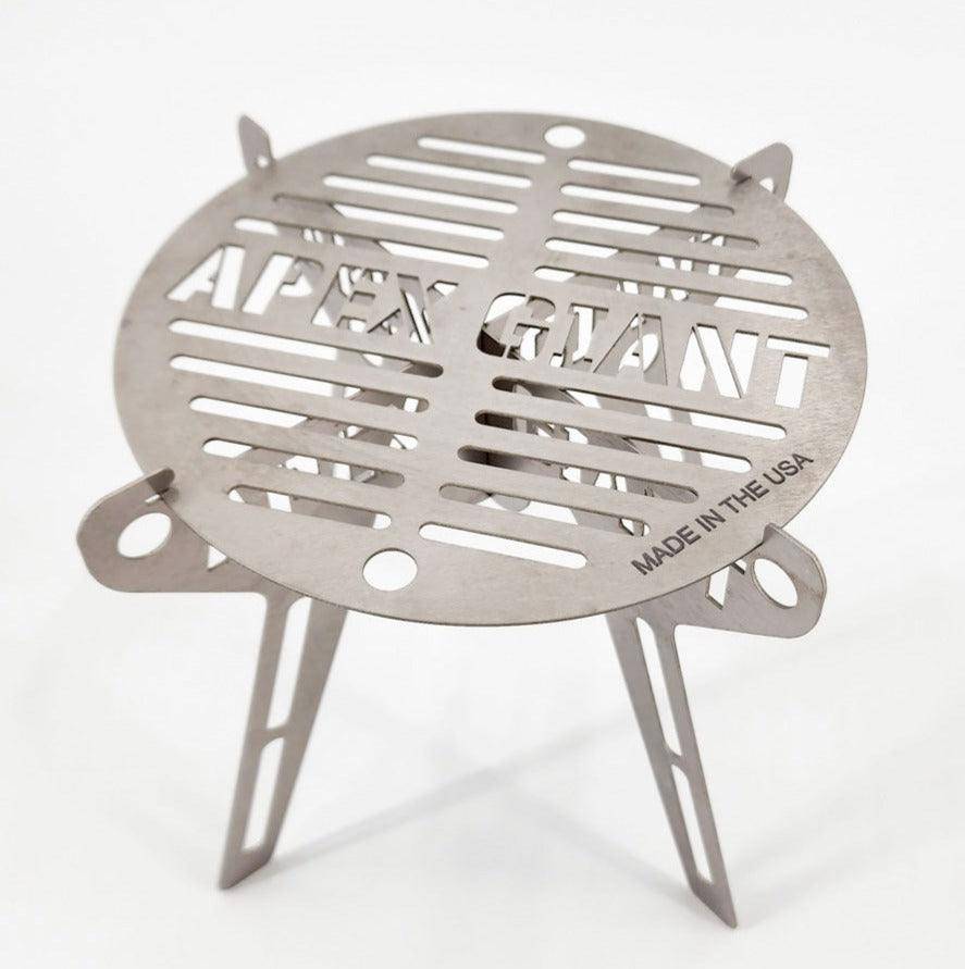 APEX GIANT Fire Tower Grill - Portable Outdoor Camping & Backyard BBQ Grill for Picnics, Tailgating & Family Gatherings