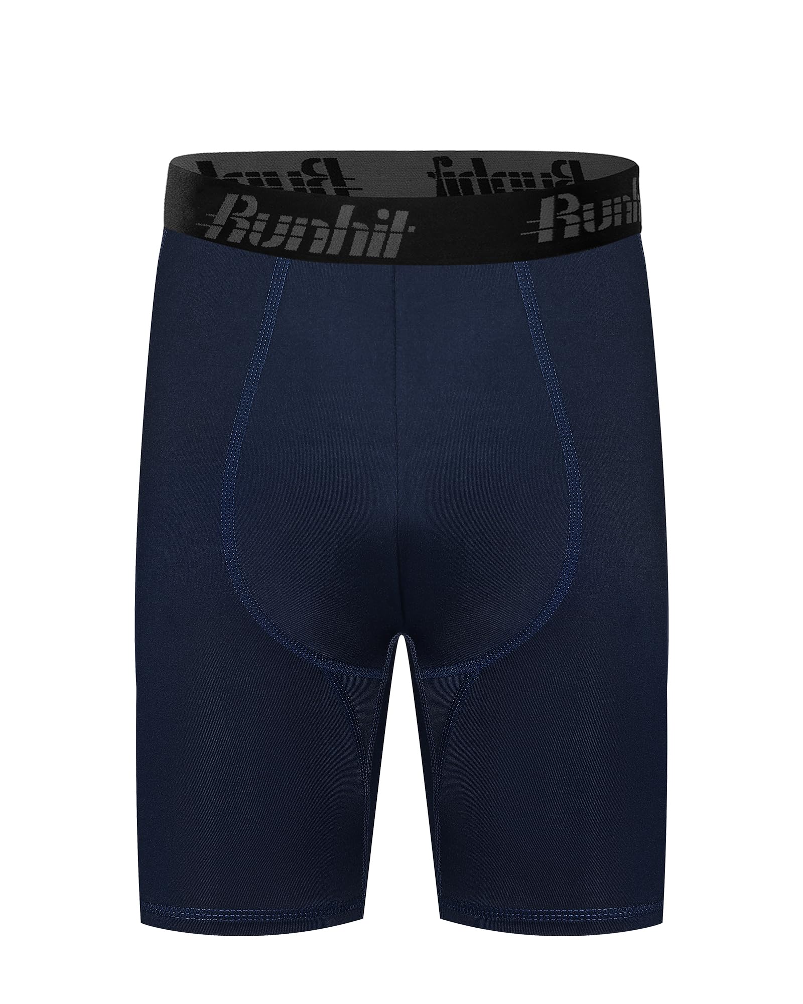 Runhit Boys' Compression Shorts - Athletic Base Layers for Sports & Running