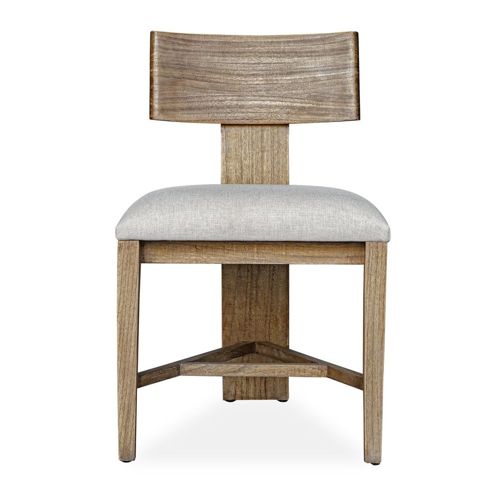 Modern Organic Solid Mindi Wood Dining Chairs - Set of 2, Eco-Friendly & Durable - Perfect for Kitchen, Dining Room, or Outdoor Patio Furniture