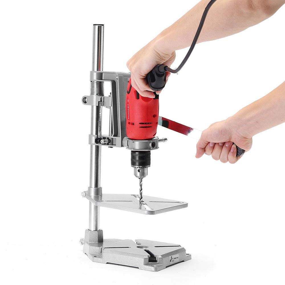 Forspero 500mm Electric Drill Press Stand with Tray Holder - Heavy Duty Bench Drill Workstation for Woodworking, Metalworking & DIY Projects