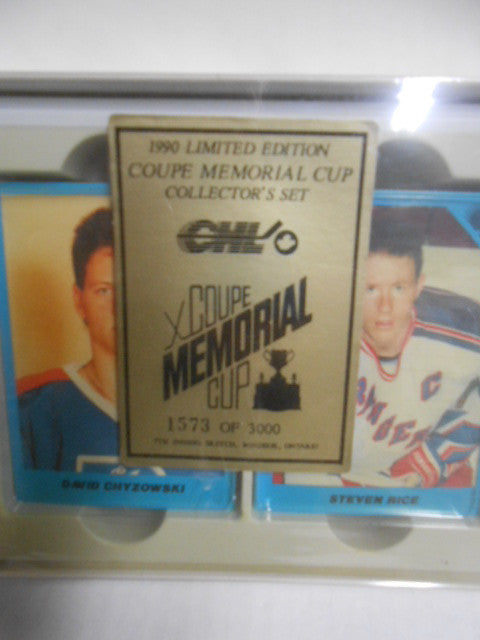 1990 Memorial Cup Hockey Rare Numbered Factory Card Set - Limited Edition Collectible for Sports Fans & Memorabilia Enthusiasts - Perfect for Display, Trading, and Gifting