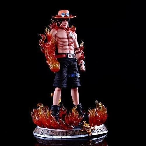 One Piece Fire Fist Portgas D. Ace Seven-Color Luminous PVC Anime Figure Statue - 16.15