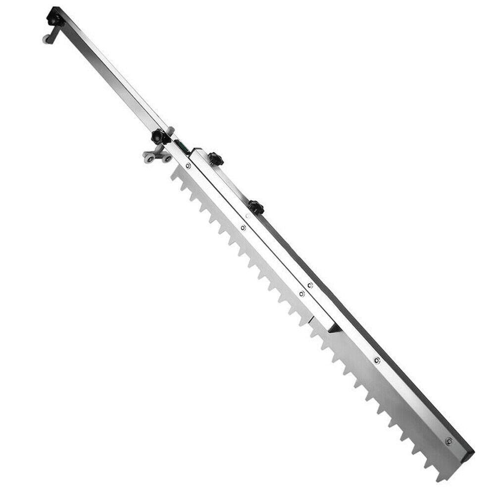 1270mm Silver Tile Leveling System - Flat Ash Tool for Floor Tile Installation, Perfect for Ceramic, Porcelain & Marble Tiles - DIY & Professional Tiling Solution for Bathroom, Kitchen & Backsplash Projects