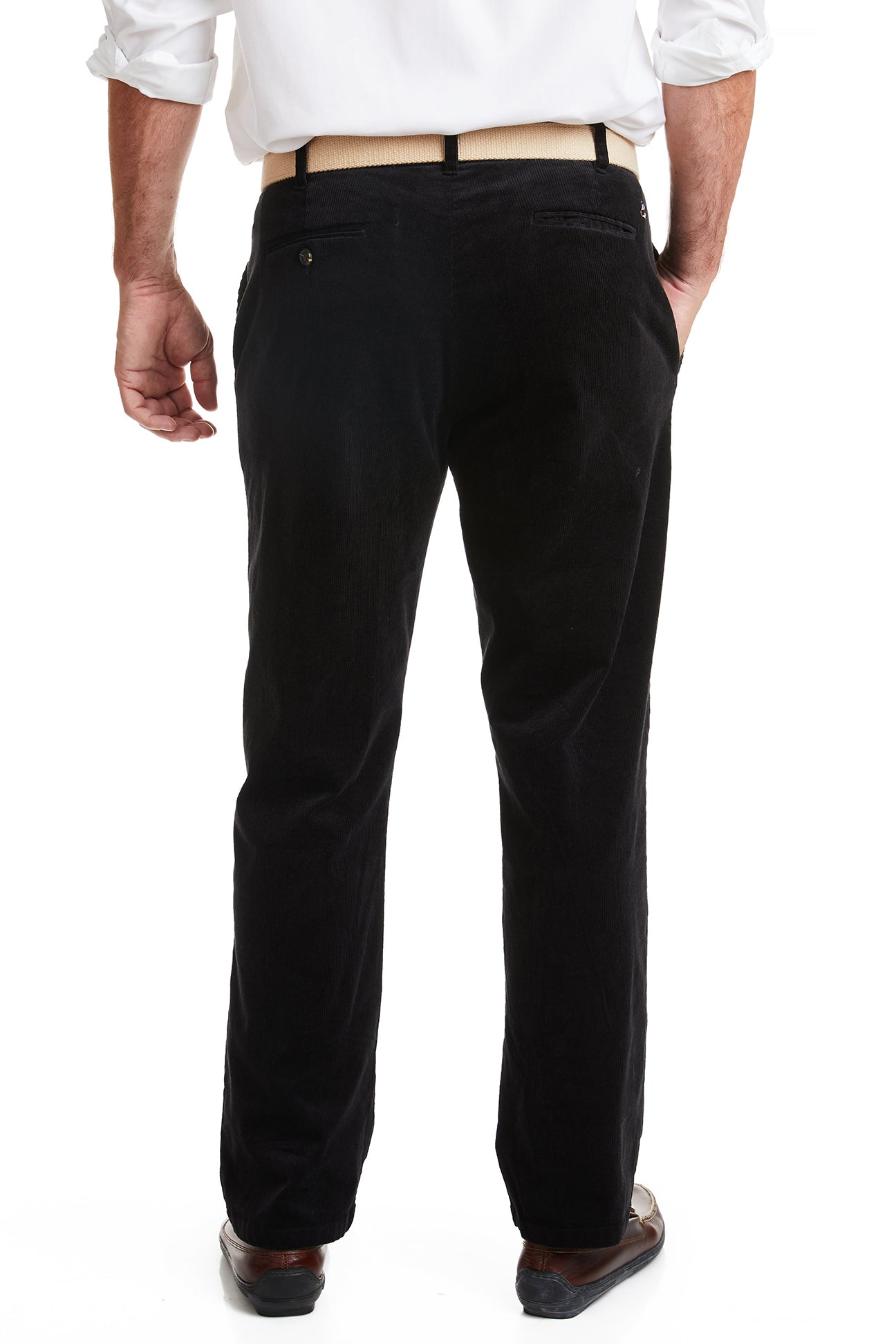 Beachcomber Corduroy Pants for Men - Soft Stretch Comfortable Casual Trousers in Black | Perfect for Outdoor Activities, Travel & Everyday Wear
