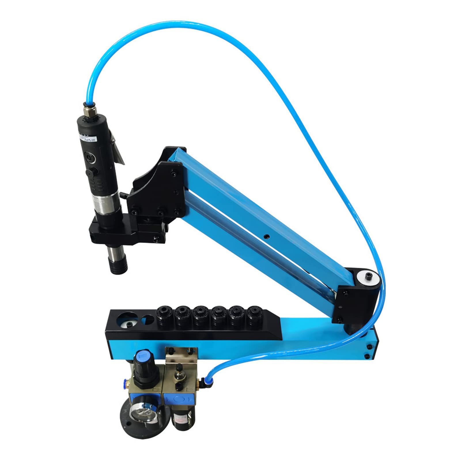 M3-M12 Pneumatic Tapping Machine 400RPM - 360° Universal Air Tapping Tool for Metal, Wood & Mold Work | Factory, Workshop & DIY Projects