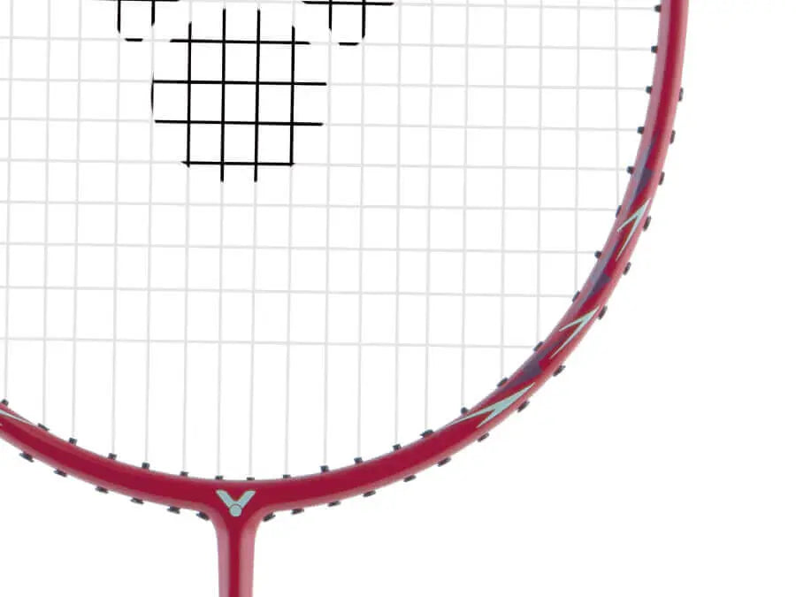 Victor AuraSpeed 3000S D Pre-Strung Badminton Racket - Professional Carbon Fiber Shuttlecock Racket for Competitive Play & Training