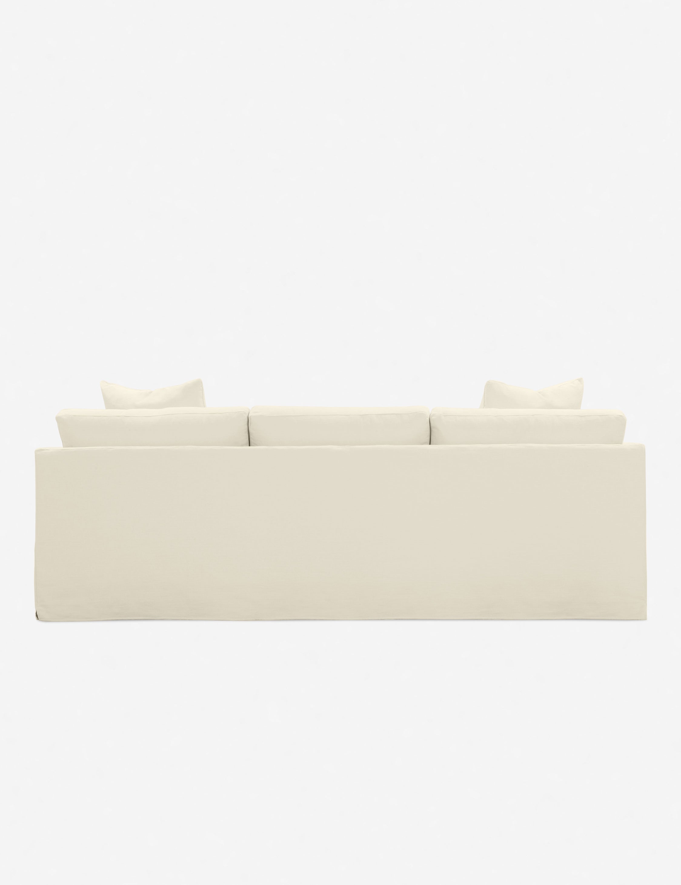 Coen Slipcover Sofa - Removable Washable Couch Cover for Living Room, Sectional, Loveseat - Perfect for Pets, Kids & Home Decor (Beige, Queen Size) - Great for Family Gatherings & Movie Nights