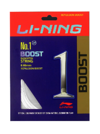 Li Ning No.1 Boost Badminton String - High Performance Badminton Racket String for Professional Players | Perfect for Tournaments & Training Sessions