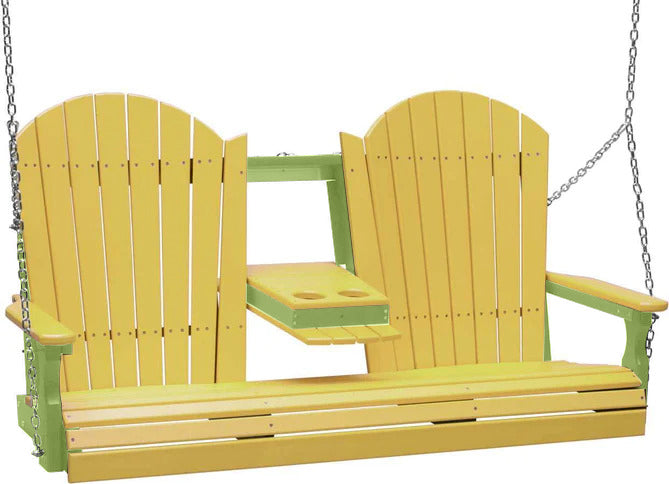 Yellow on Lime Green