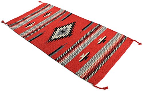 Center Diamond, Red/Black