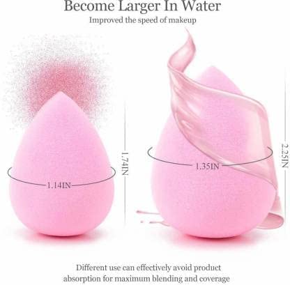 Premium Makeup Sponge Blender - 6 Pack Beauty Blender Puff for Flawless Foundation & Concealer Application (Colors May Vary) | Perfect for Professional Makeup Artists & Everyday Beauty Routine