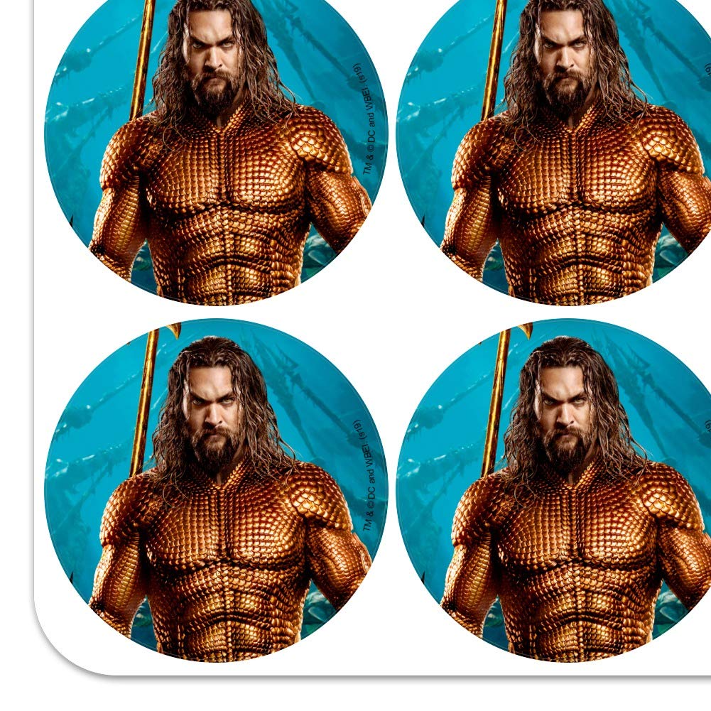 Aquaman Movie Jason Momoa Full Costume Stickers - Planner Calendar Scrapbooking Craft Supplies for DIY Projects & Fan Art