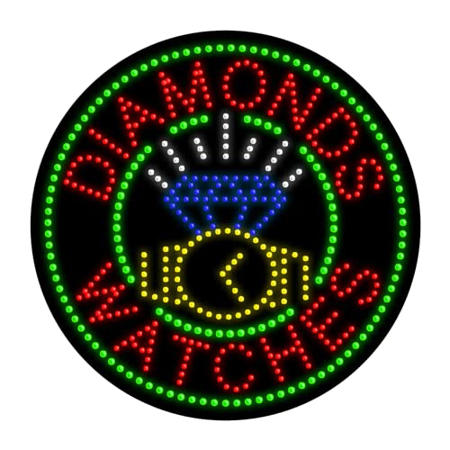 LED Diamond Watch with Dots Design - Stylish & Elegant Timepiece for Women & Men - Perfect for Parties, Gifts & Fashion Accessories