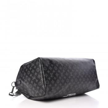 LV Vivienne Keepall Bandouliere 50 Monogram Eclipse Travel Duffle Bag - Stylish Carry-On Luggage for Business Trips & Weekend Getaways