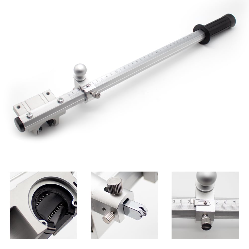 Premium Glass Cutter Tool - Manual ITO Glass Cutting Machine with Silica Gel Base (28x33cm, KVC370 Plus) for Laboratory, DIY Projects & Precision Glass Cutting - Ideal for Scientific Research, Crafting & Industrial Applications