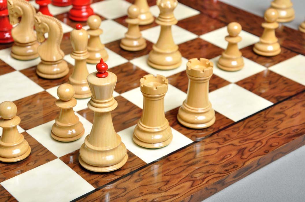 The House of Staunton Zagreb '59 Series Chess Pieces Only - 3.875