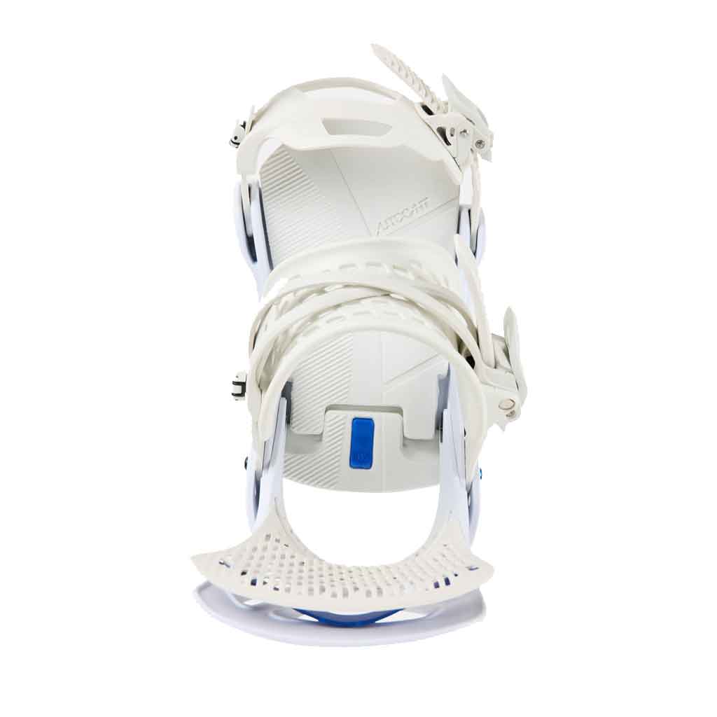 Burton Genesis Re:Flex Snowboard Bindings 2024-2025 | White | All-Mountain Freestyle Snowboarding Bindings for Men & Women | Perfect for Park, Powder & Backcountry Riding