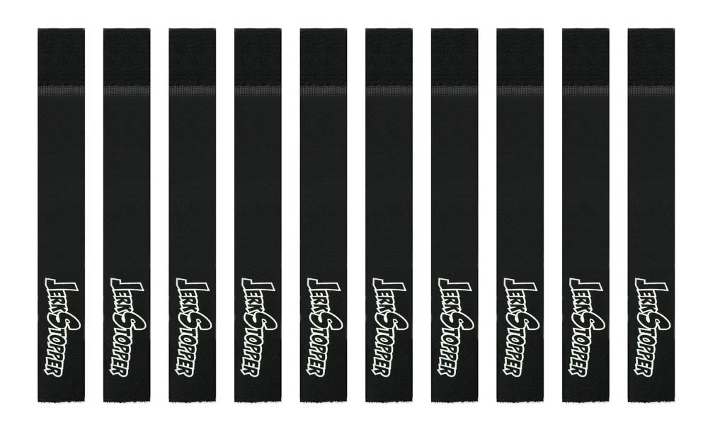 Tether Tools JerkStopper ProTab Cable Ties - Small (10-Pack) - Black - Secure Wires for Electronics, Home & Office Organization