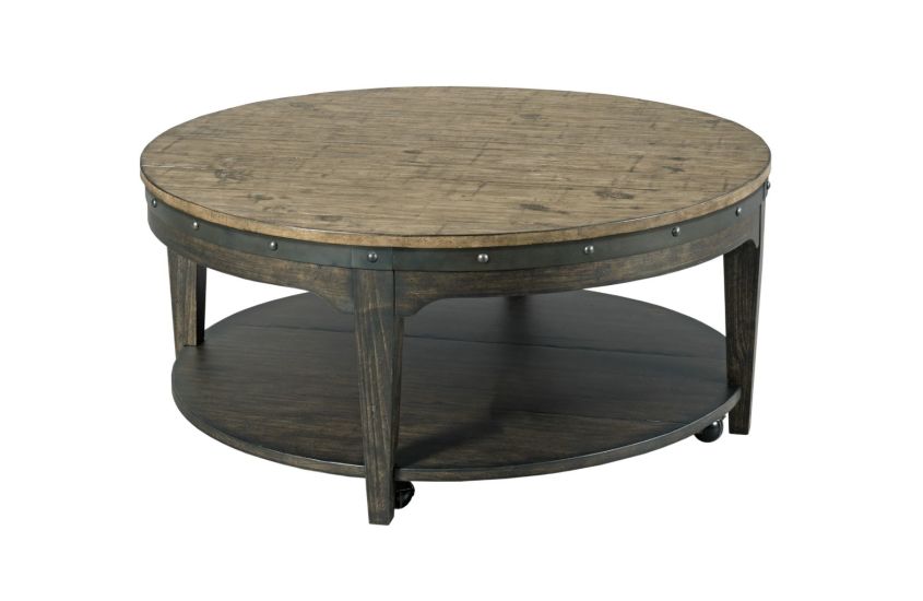 Plank Road Collection Coffee Table and End Table Set - Rustic Wooden Side Tables for Living Room, Bedroom, or Office Decor