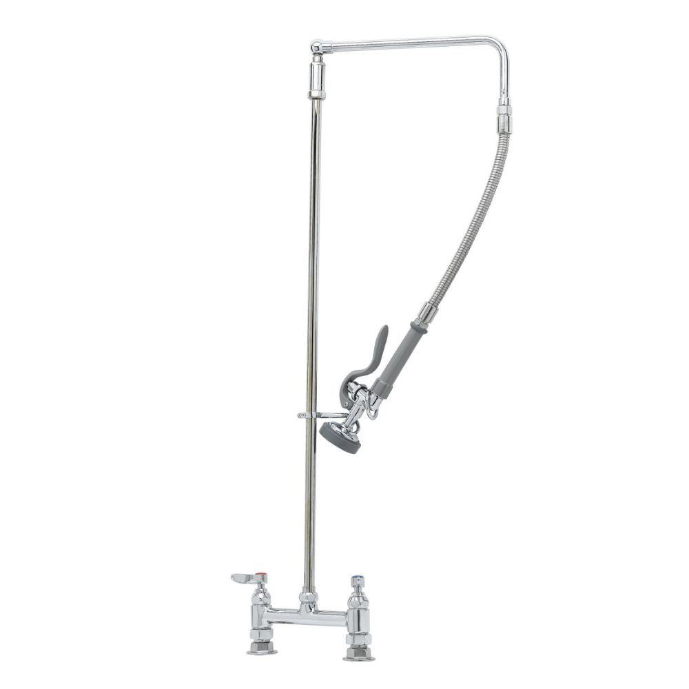 T&S Brass Pre-Rinse Deck Mount Faucet with 8