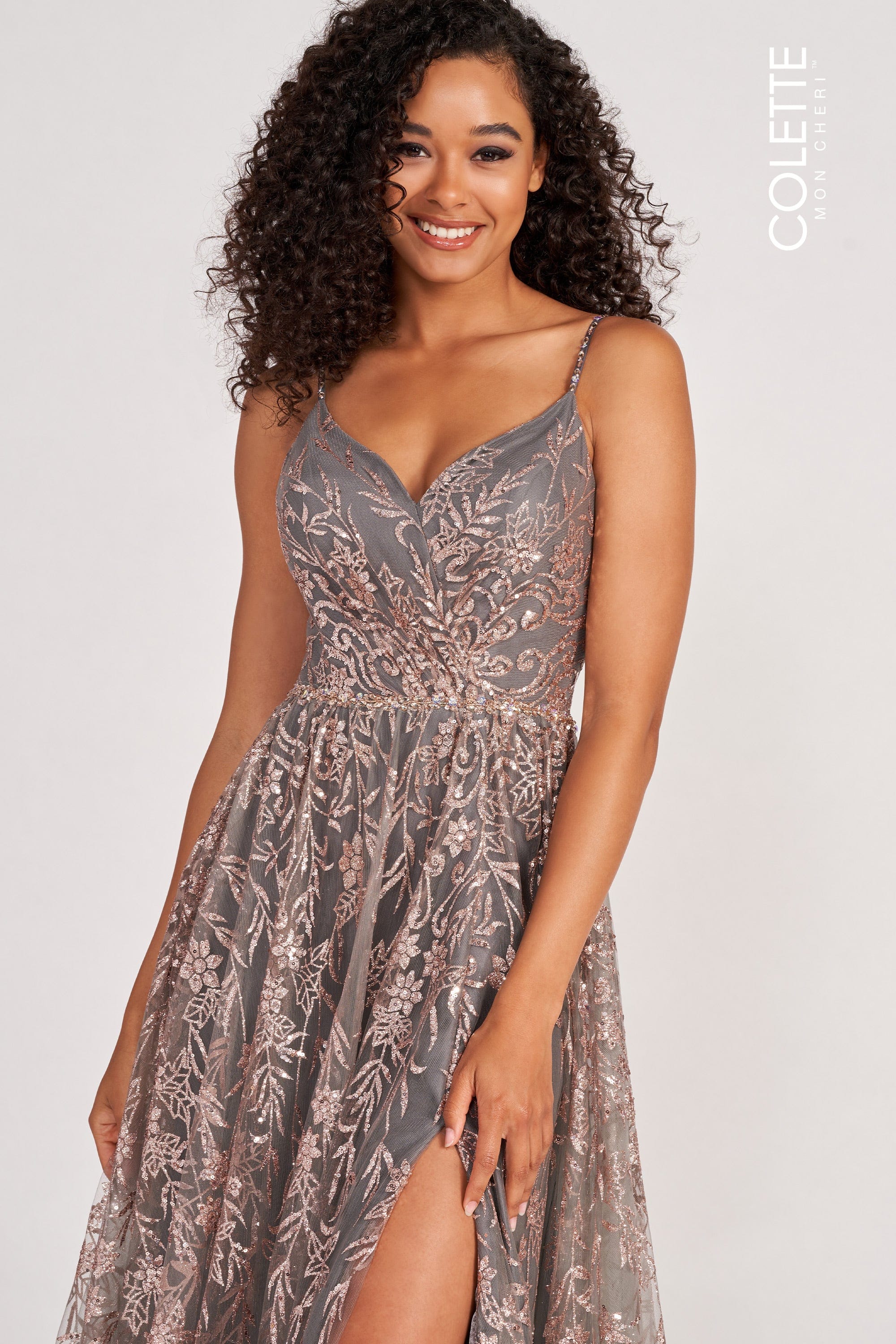 Colette For Mon Cheri 2022 Prom Dresses - A-Line Sweetheart Neckline Tulle Gown with Spaghetti Straps | Perfect for Homecoming, Formal Dances & Special Occasions