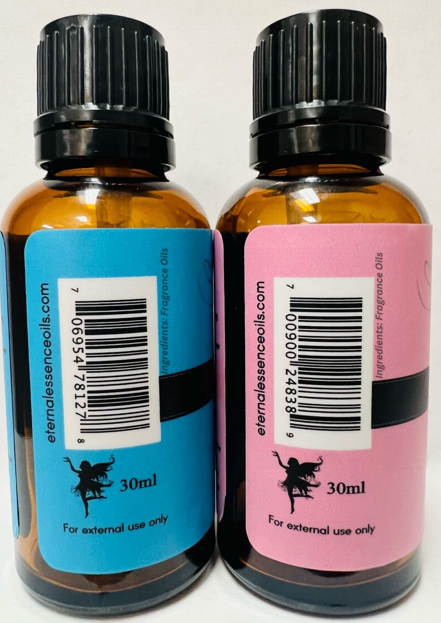 Eternal Essence Premium Fragrance Oils 2 Pack (30ml) - Blue Cotton Candy & Bubble Gum Scent for Candle Making, Soap Crafting, Aromatherapy, Diffusers | Home & Office Air Freshener, Relaxation Gift Set