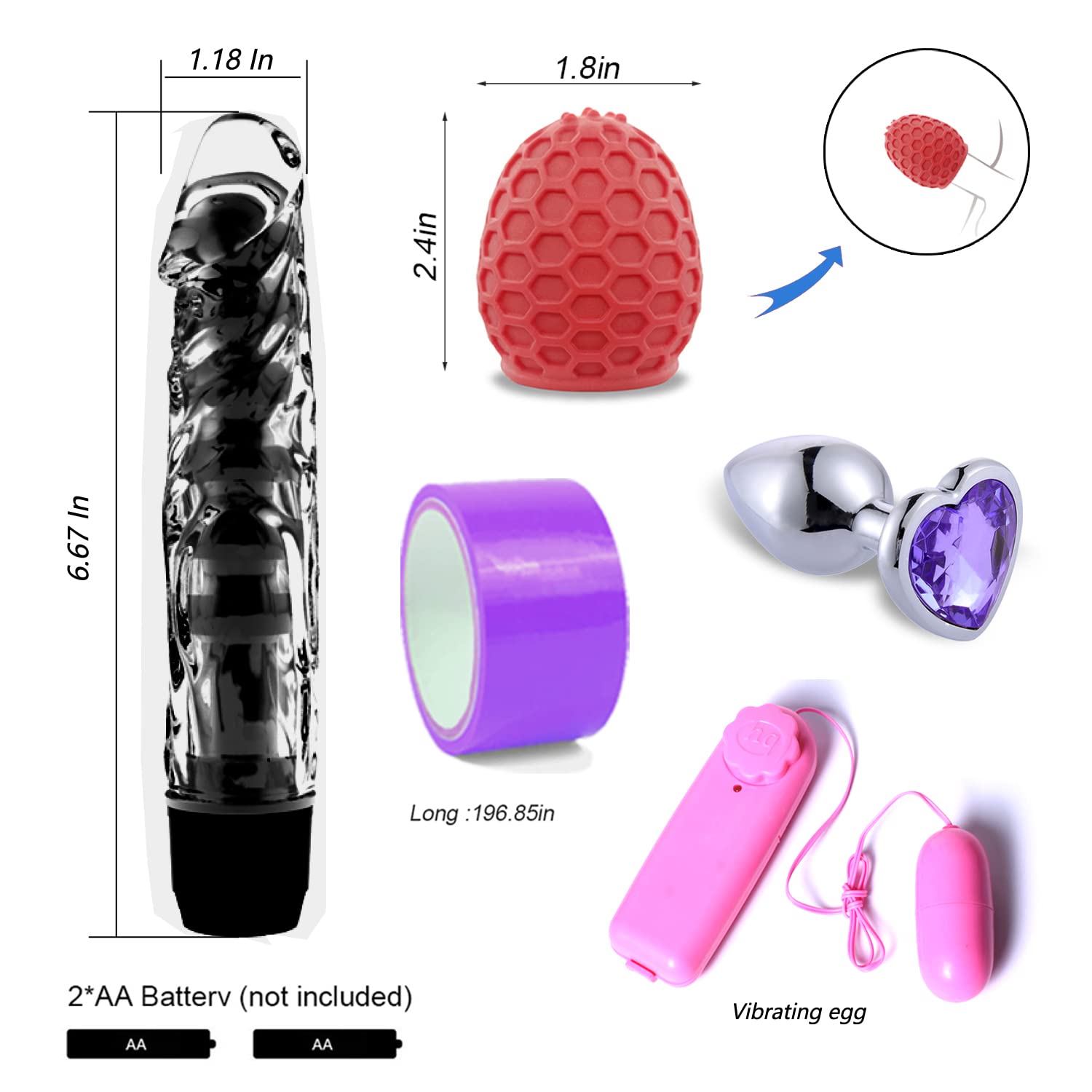 BDSM Leather Bondage Kit - 33PCS Premium Adult Toy Set with Handcuffs, Ankle Cuffs & Anal Plugs for Couples - Sensual Restraint Gear for Bedroom Play & Kinky Exploration