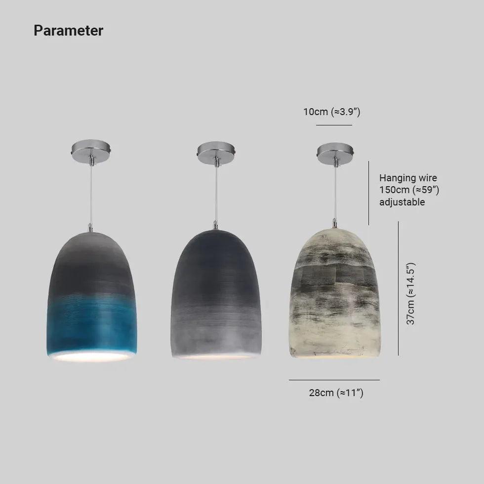 Modern Bell-Shaped Ceiling Light with Multiple Texture Options - Perfect for Living Room, Bedroom, and Dining Room Lighting